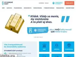 Sites similar to otvorenesudy.sk