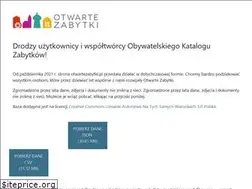 Sites similar to otwartezabytki.pl