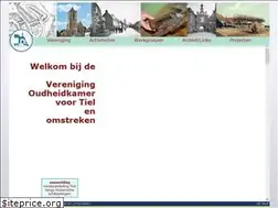 Sites similar to oudheidkamer-tiel.nl