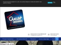 Sites similar to ouest-enseignes.com