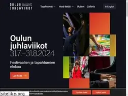 Sites similar to oulunjuhlaviikot.fi