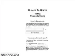 Sites similar to ounces-to-grams.appspot.com