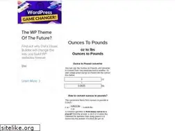 Sites similar to ounces-to-pounds.appspot.com