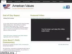 Sites similar to ouramericanvalues.org