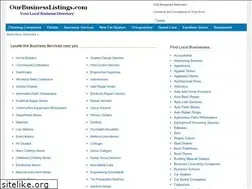Sites similar to ourbusinesslistings.com