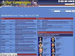 Sites similar to ourcampaigns.com