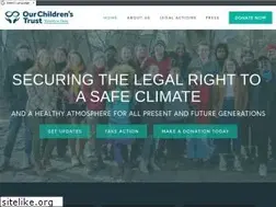 Sites similar to ourchildrenstrust.org