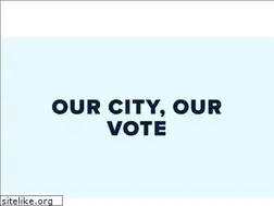 Sites similar to ourcityourvote.com