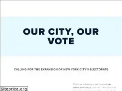 Sites similar to ourcityourvote.org