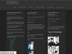 Sites similar to ourdailyelvis.wordpress.com