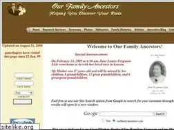 Sites similar to ourfamilyancestors.com