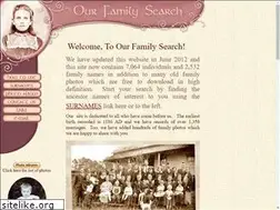 Sites similar to ourfamilysearch.com