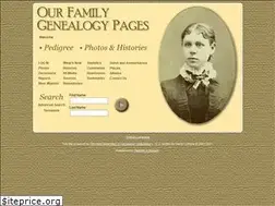 Sites similar to ourgenerationsancestors.org