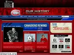 Sites similar to ourhistory.canadiens.com