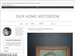 Sites similar to ourhomenotebook.com