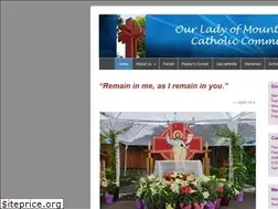 Sites similar to ourladycarmelvalley.org