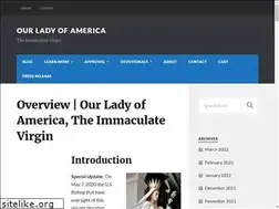 Sites similar to ourladyofamerica.org