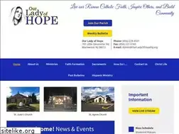 Sites similar to ourladyofhopenj.org