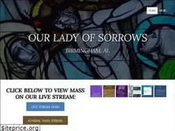 Sites similar to ourladyofsorrows.com