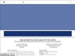 Sites similar to ourladyofthecape.org