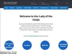 Sites similar to ourladyofthefields.org