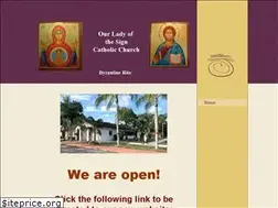 Sites similar to ourladyofthesign.com