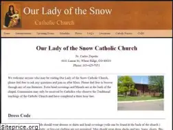 Sites similar to ourladyofthesnow.net