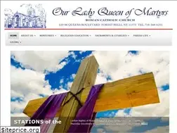 Sites similar to ourladyqueenofmartyrs.org