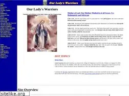 Sites similar to ourladyswarriors.org