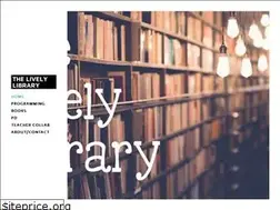 Sites similar to ourlivelylibrary.weebly.com