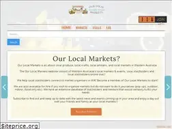 Sites similar to ourlocalmarkets.com.au