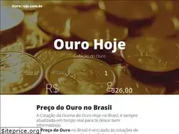 Sites similar to ourohoje.com.br