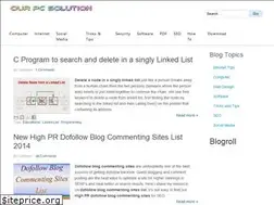 Sites similar to ourpcsolution.blogspot.com