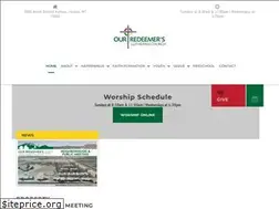 Sites similar to ourredeemerlives.org