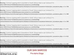 Sites similar to oursanmarcos.com