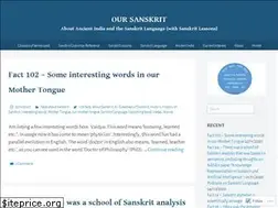 Sites similar to oursanskrit.com