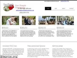 Sites similar to oursimpleceremony.com