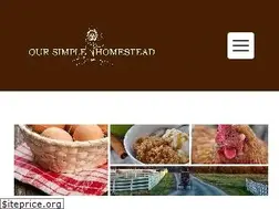 Sites similar to oursimplehomestead.com
