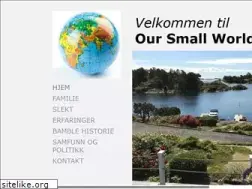 Sites similar to oursmallworld.org