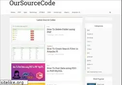 Sites similar to oursourcecode.net