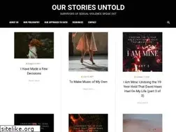 Sites similar to ourstoriesuntold.com