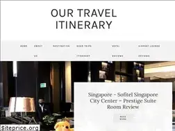 Sites similar to ourtravelitinerary.com