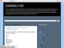 Sites similar to ourworldeee.blogspot.com
