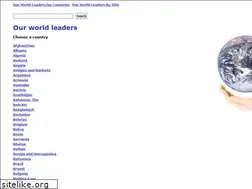 Sites similar to ourworldleaders.com