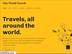 Sites similar to ourworldtravels.com