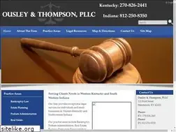 Sites similar to ousleythompsonlaw.com