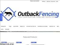 Sites similar to outbackfencing.com.au