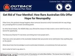 Sites similar to outbacknaturalpainrelief.com