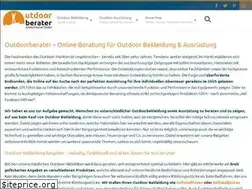Sites similar to outdoorberater.de