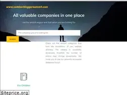 Sites similar to outdoorbloggersummit.com